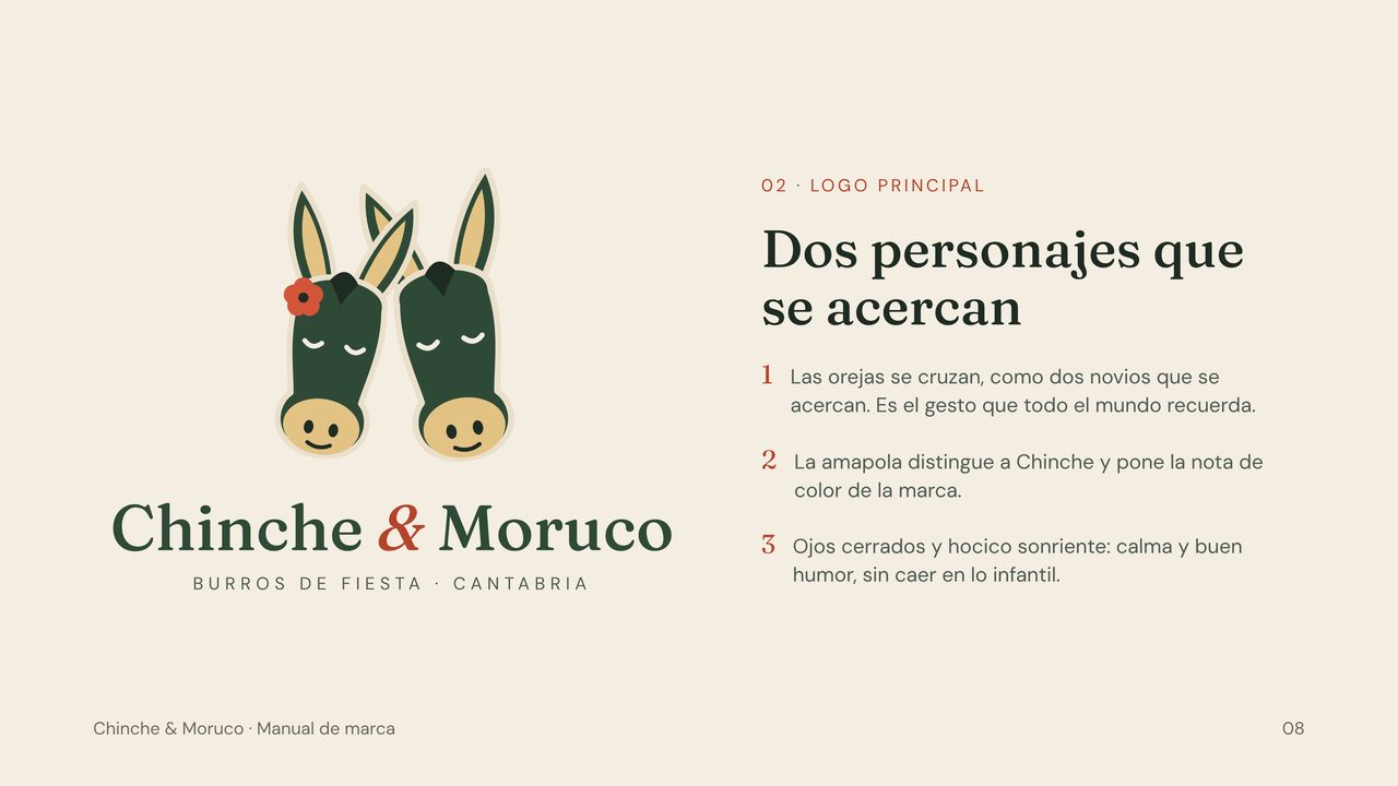 Página del logo principal: dos personajes que se acercan